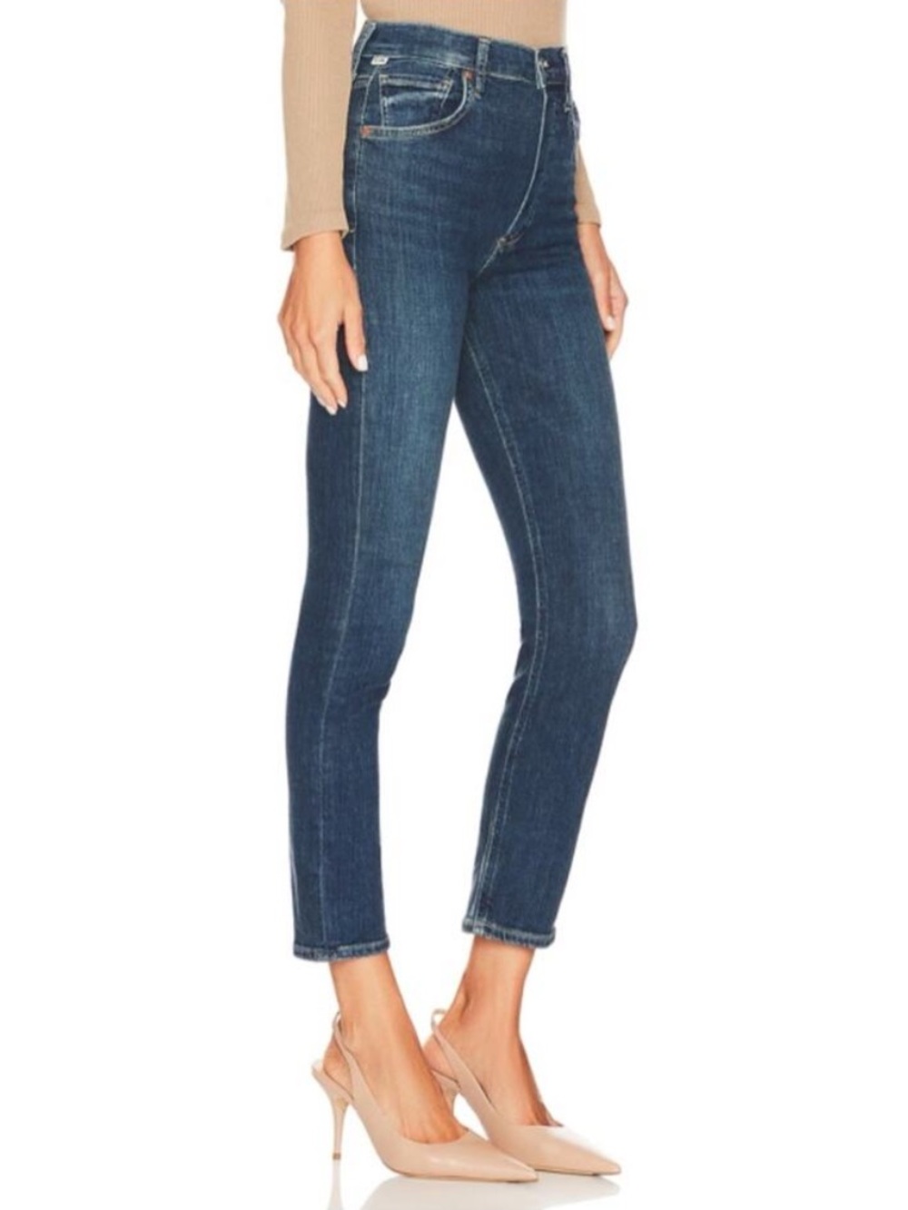 Citizens of Humanity Jolene High Rise Jeans Blue Size 26 Straight Leg - Picture 10 of 10